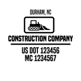 Company-Truck-Door-Construction-Roofing-DECAL-business-USDOT