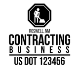 Company-Truck-Door-Construction-Roofing-DECAL-business-USDOT