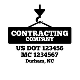 Company-Truck-Door-Construction-Roofing-DECAL-business-USDOT