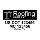 Company-Truck-Door-Construction-Roofing-DECAL-business-USDOT