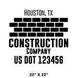 Company-Truck-Door-Construction-Roofing-DECAL-business-USDOT