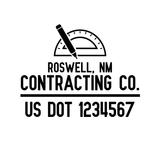 Company-Truck-Door-Construction-Roofing-DECAL-business-USDOT