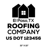 Company-Truck-Door-Construction-Roofing-DECAL-business-USDOT