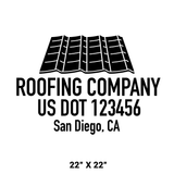 Company-Truck-Door-Construction-Roofing-DECAL-business-USDOT