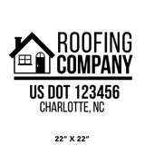 Company-Truck-Door-Construction-Roofing-DECAL-business-USDOT