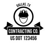 Company-Truck-Door-Construction-Roofing-DECAL-business-USDOT