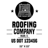 Company-Truck-Door-Construction-Roofing-DECAL-business-USDOT