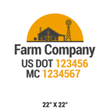 Company-Truck-Door-Farming-Farm-Transport-DECAL-business-USDOT