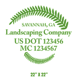 Company-Truck-Door-Landscaping-Lawncare-DECAL-business-USDOT