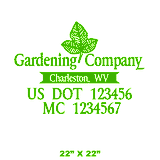 Company-Truck-Door-Landscaping-Lawncare-DECAL-business-USDOT