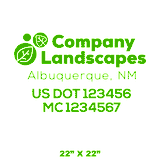 Company-Truck-Door-Landscaping-Lawncare-DECAL-business-USDOT