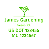 Company-Truck-Door-Landscaping-Lawncare-DECAL-business-USDOT