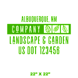 Company-Truck-Door-Landscaping-Lawncare-DECAL-business-USDOT
