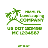 Company-Truck-Door-Landscaping-Lawncare-DECAL-business-USDOT