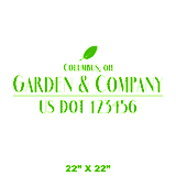 Company-Truck-Door-Landscaping-Lawncare-DECAL-business-USDOT