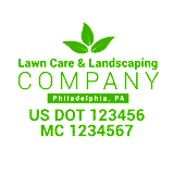 Company-Truck-Door-Landscaping-Lawncare-DECAL-business-USDOT
