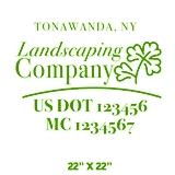 Company-Truck-Door-Landscaping-Lawncare-DECAL-business-USDOT