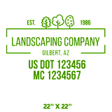 Company-Truck-Door-Landscaping-Lawncare-DECAL-business-USDOT