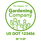 Company-Truck-Door-Landscaping-Lawncare-DECAL-business-USDOT