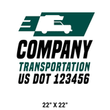 Company-Truck-Door-Trucking-Transport-DECAL-business-USDOT