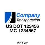 Company-Truck-Door-Trucking-Transport-DECAL-business-USDOT