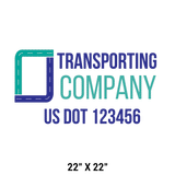 Company-Truck-Door-Trucking-Transport-DECAL-business-USDOT