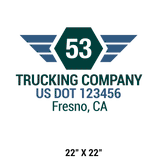 Company-Truck-Door-Trucking-Transport-DECAL-business-USDOT