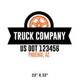 Company-Truck-Door-Trucking-Transport-DECAL-business-USDOT