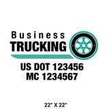 Company-Truck-Door-Trucking-Transport-DECAL-business-USDOT