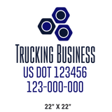 Company-Truck-Door-Trucking-Transport-DECAL-business-USDOT