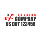 Company-Truck-socialist-red-DECAL-USDOT-design