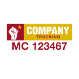 Company-Truck-socialist-red-DECAL-USDOT-design-star