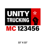 Company-Truck-socialist-red-DECAL-USDOT-design-star