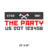 Company-Truck-socialist-red-DECAL-USDOT-design-star