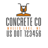 Company-Truck-Concrete-DECAL-USDOT-design