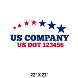 Company-Truck-Door-American-Confederate-South-Transport-DECAL-business-USDOT