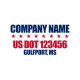 Company-Truck-Door-American-Confederate-South-Transport-DECAL-business-USDOT