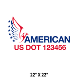 Company-Truck-Door-American-Confederate-South-Transport-DECAL-business-USDOT