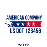 Company-Truck-Door-American-Confederate-South-Transport-DECAL-business-USDOT