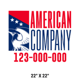 Company-Truck-Door-American-Confederate-South-Transport-DECAL-business-USDOT