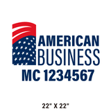 Company-Truck-Door-American-Confederate-South-Transport-DECAL-business-USDOT