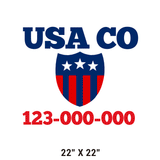 Company-Truck-Door-American-Confederate-South-Transport-DECAL-business-USDOT