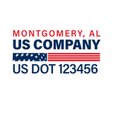 Company-Truck-Door-American-Confederate-South-Transport-DECAL-business-USDOT