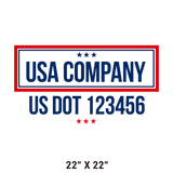 Company-Truck-Door-American-Confederate-South-Transport-DECAL-business-USDOT