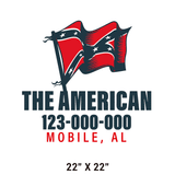 Company-Truck-Door-American-Confederate-South-Transport-DECAL-business-USDOT