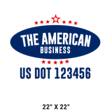 Company-Truck-Door-American-Confederate-South-Transport-DECAL-business-USDOT
