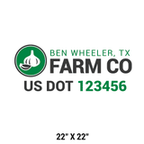 Company-Truck-Door-Farming-Farm-Transport-DECAL-business-USDOT