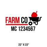 Company-Truck-Door-Farming-Farm-Transport-DECAL-business-USDOT