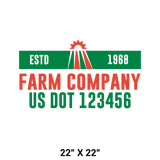 Company-Truck-Door-Farming-Farm-Transport-DECAL-business-USDOT