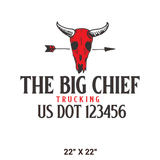 Company-Truck-native-american-DECAL-USDOT-design